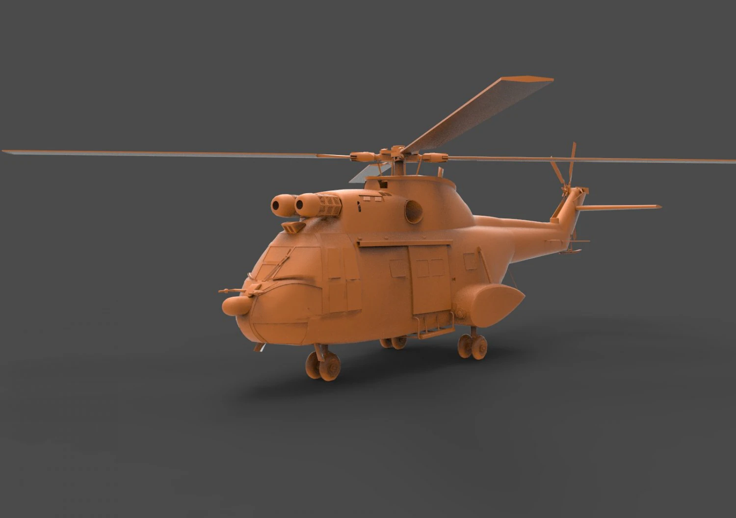 sa330 puma 3D Print Model .c4d .max .obj .3ds .fbx .stl .blend 