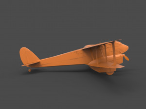 havilland dragon rapide 3Dプリントモデル
