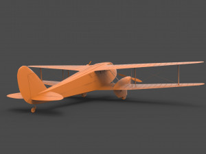 havilland dragon rapide 3Dプリントモデル