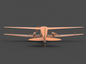 havilland dragon rapide 3Dプリントモデル
