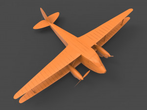 havilland dragon rapide 3Dプリントモデル