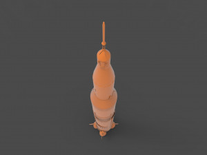 saturn rocket Modelo de impresión 3D