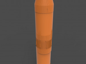 saturn rocket Modelo de impresión 3D