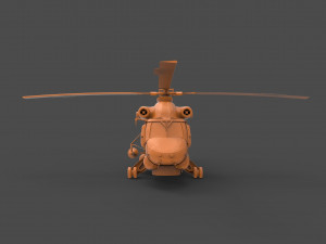 kaman uh-2 Modello di stampa 3D