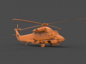 kaman uh-2 Modello di stampa 3D