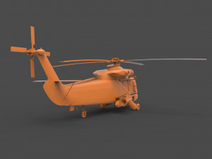 kaman uh-2 Modello di stampa 3D