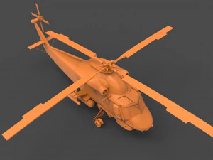 카만 uh-2 3D 프린트 모델