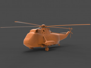 kaman uh-2 navy 3D Print Model