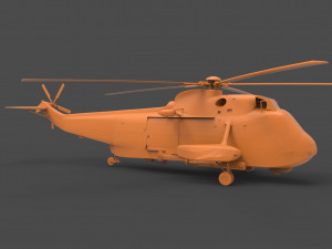 kaman uh-2 navy 3D 프린트 모델