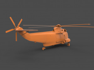 kaman uh-2 navy 3D 프린트 모델