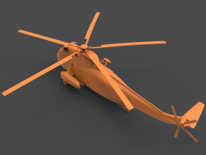 kaman uh-2 navy 3D 프린트 모델