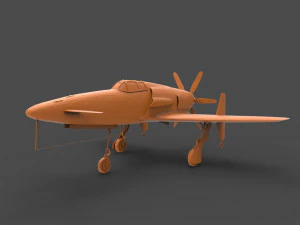 kyushu j7w shinden Modello di stampa 3D