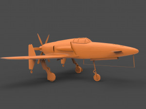 kyushu j7w shinden 3D Принт Модель