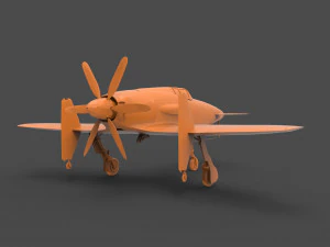 kyushu j7w shinden 3D Print Model