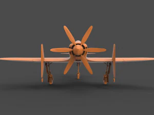 kyushu j7w shinden 3D Print Model