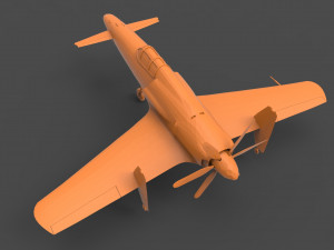 kyushu j7w shinden 3D Принт Модель