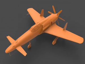 kyushu j7w shinden 3D Print Model
