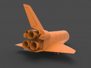 space shuttle 3D Print Model