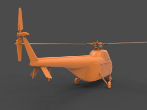 sikorsky h-19 3D Print Model