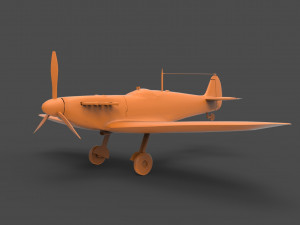 supermarine spitfire 3D-printmodel