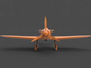 supermarine spitfire 3D 프린트 모델