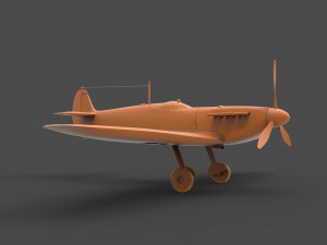 supermarine spitfire 3D 프린트 모델