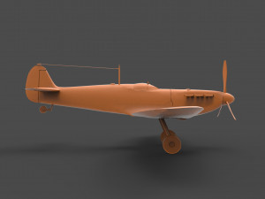 supermarine spitfire 3D 프린트 모델