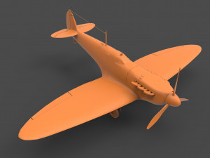 supermarine spitfire 3D 프린트 모델