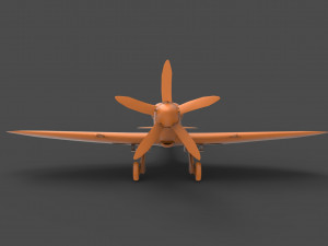 spitfire mk xiv 3D प्रिंट मॉडल