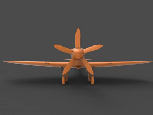 spitfire mk xiv 3D Print Model