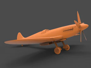 spitfire mk xiv 3D Print Model
