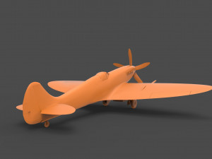 spitfire mk xiv 3D प्रिंट मॉडल