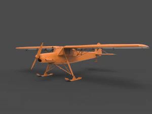 fieseler fi 156 storch зима 3D Принт Модель