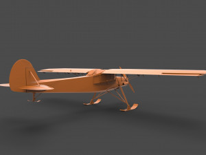 fieseler fi 156 storch winter 3D Baskı Modeli