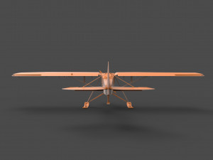 fieseler fi 156 storch winter 3D Baskı Modeli