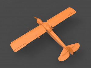 fieseler fi 156 storch winter 3D Baskı Modeli