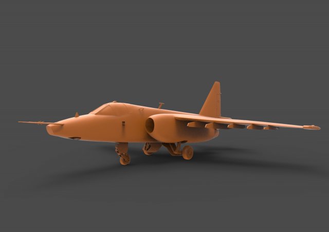 frogfoot su25 Modello di stampa 3D .c4d .max .obj .3ds .fbx .stl .blend 