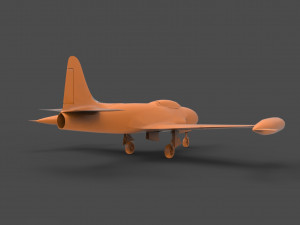 lockheed t-33 3D Принт Модель