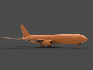 boeing 767 3D-printmodel