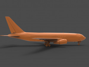 boeing 767 3D-printmodel