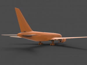 boeing 767 3D-printmodel