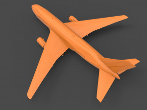 boeing 767 3D-printmodel