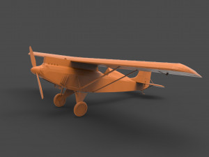 monoplane 3D-printmodel
