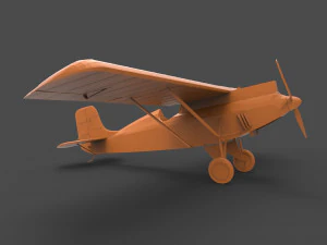 monoplane 3D Print Model
