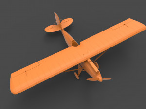 monoplane Model do druku 3D