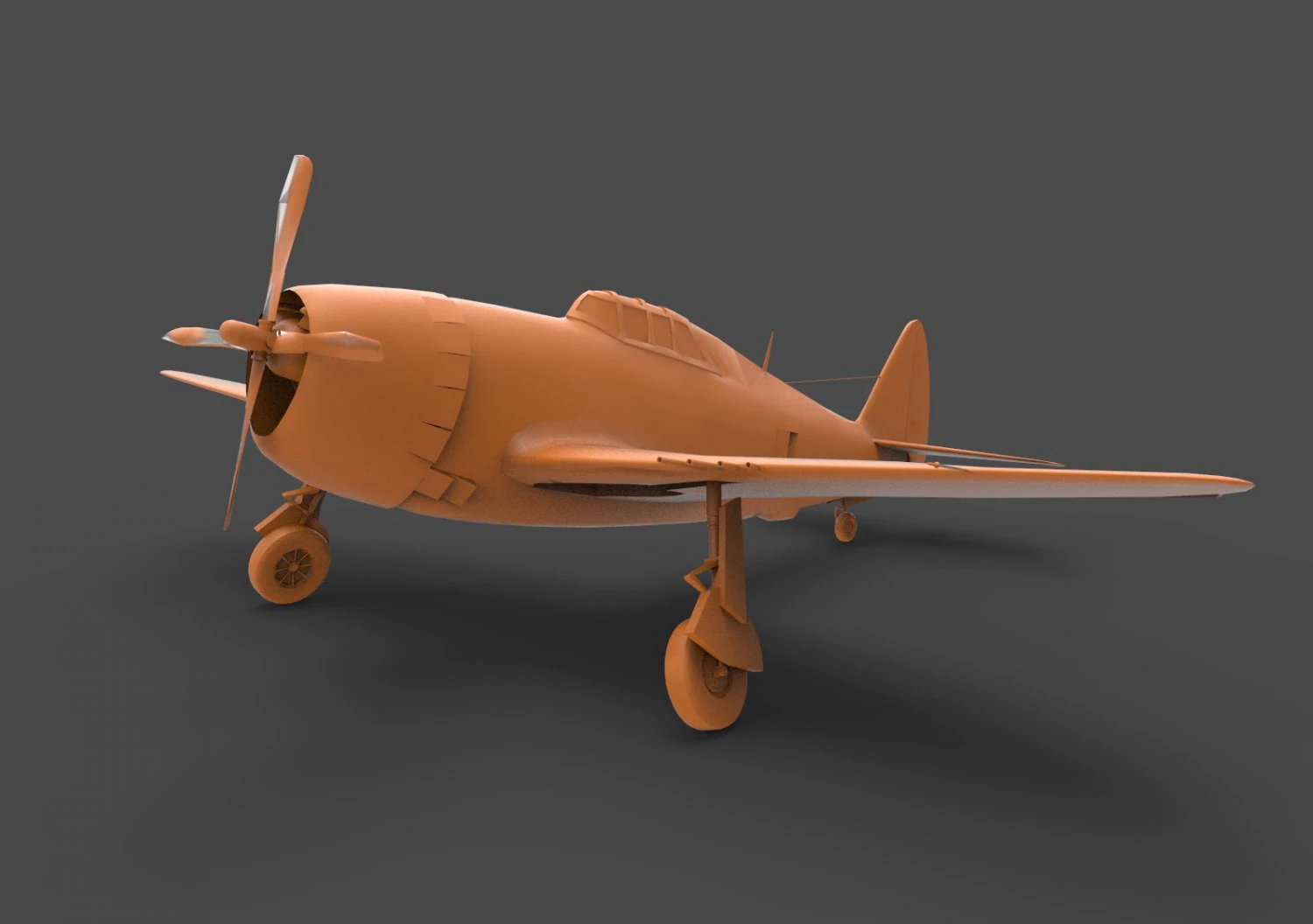 p-47 thunderbolt us 3D Print Model .c4d .max .obj .3ds .fbx .stl .blend
