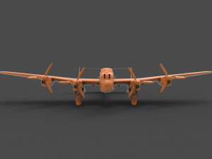 avro lancaster 3D 打印模型