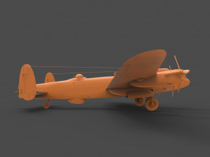 avro lancaster 3D 打印模型