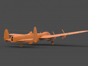 avro lancaster 3D 打印模型