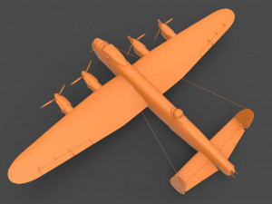 avro lancaster 3D 打印模型